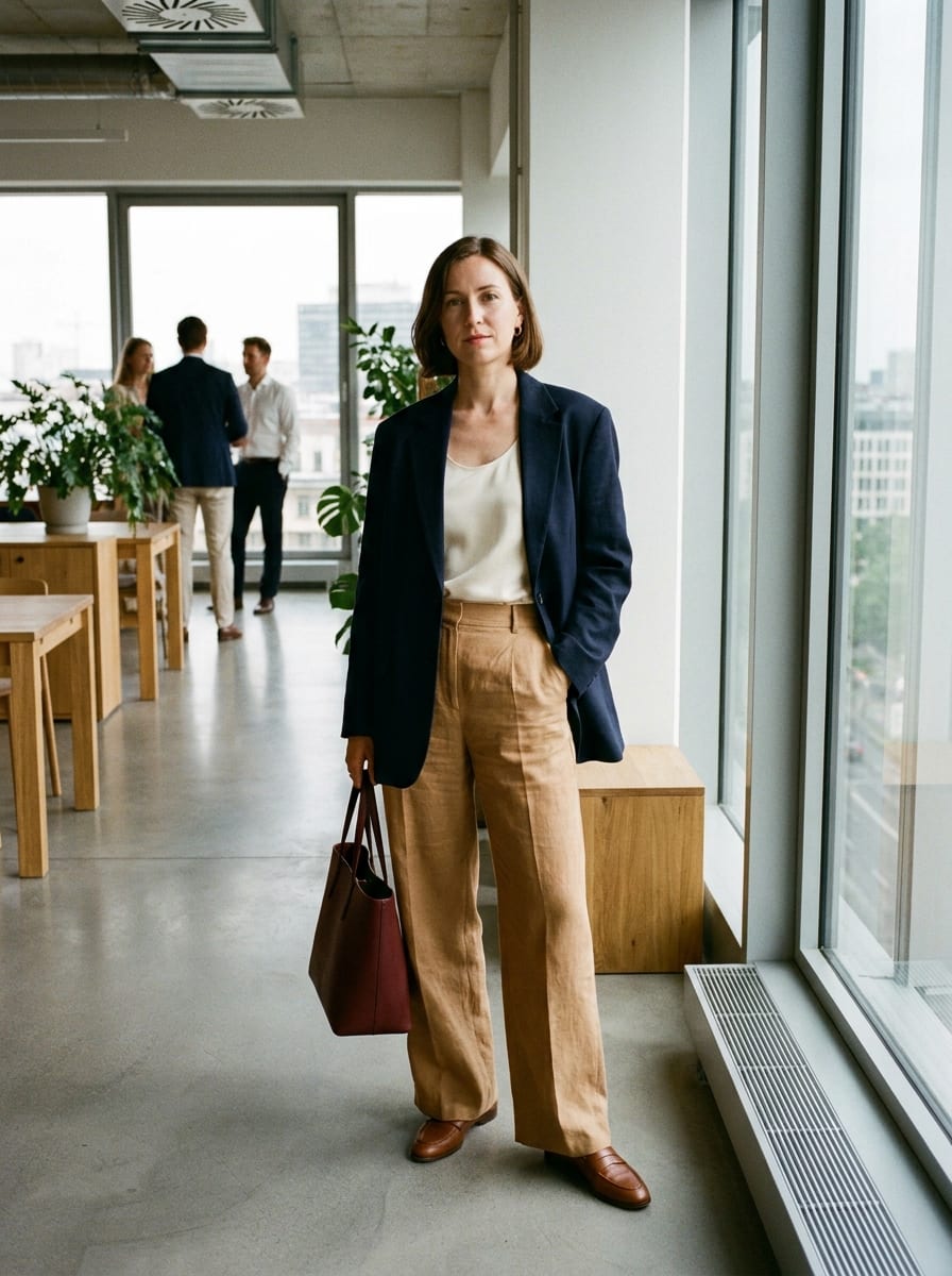 Spätsommer Outfit fürs Büro - Spätsommer Outfit